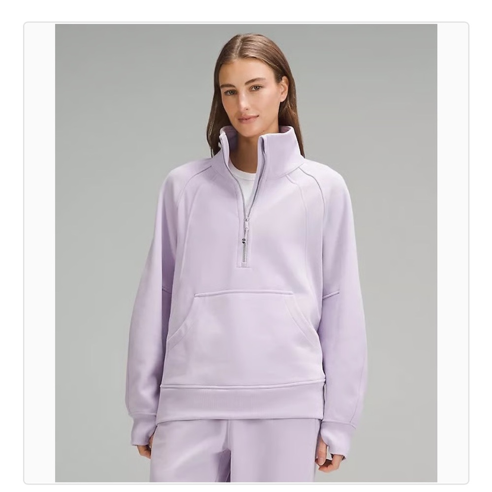 Lululemon Scuba Funnel-Neck Half Zip Long sweatshirt. XS/S.